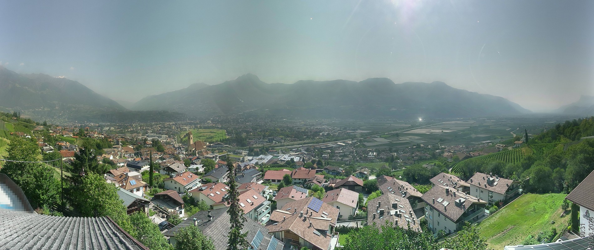 Archiv Foto Webcam Marling - Panorama
