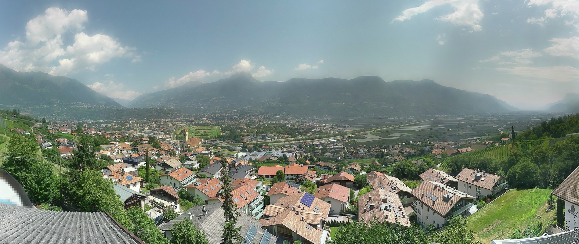 Archiv Foto Webcam Marling - Panorama