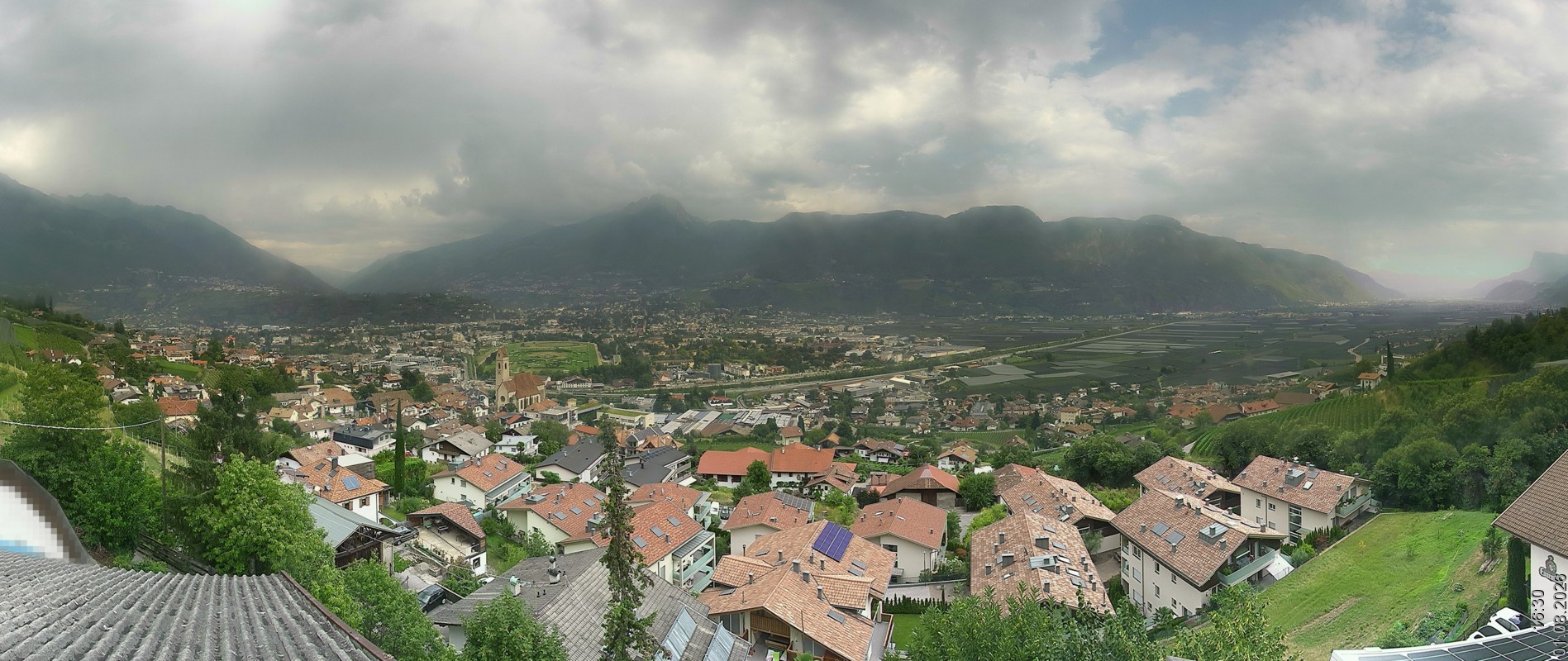 Archiv Foto Webcam Marling - Panorama