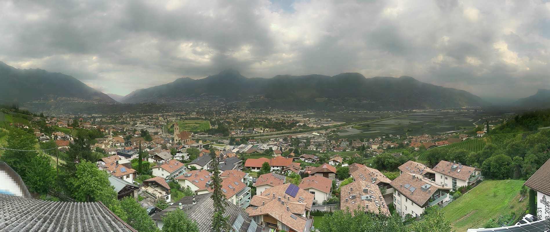 Archiv Foto Webcam Marling - Panorama