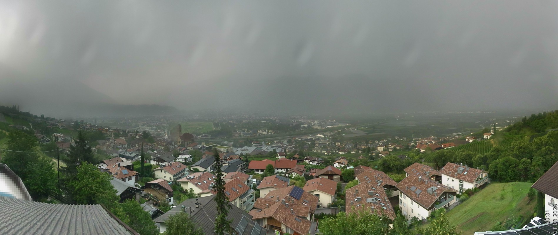 Archiv Foto Webcam Marling - Panorama