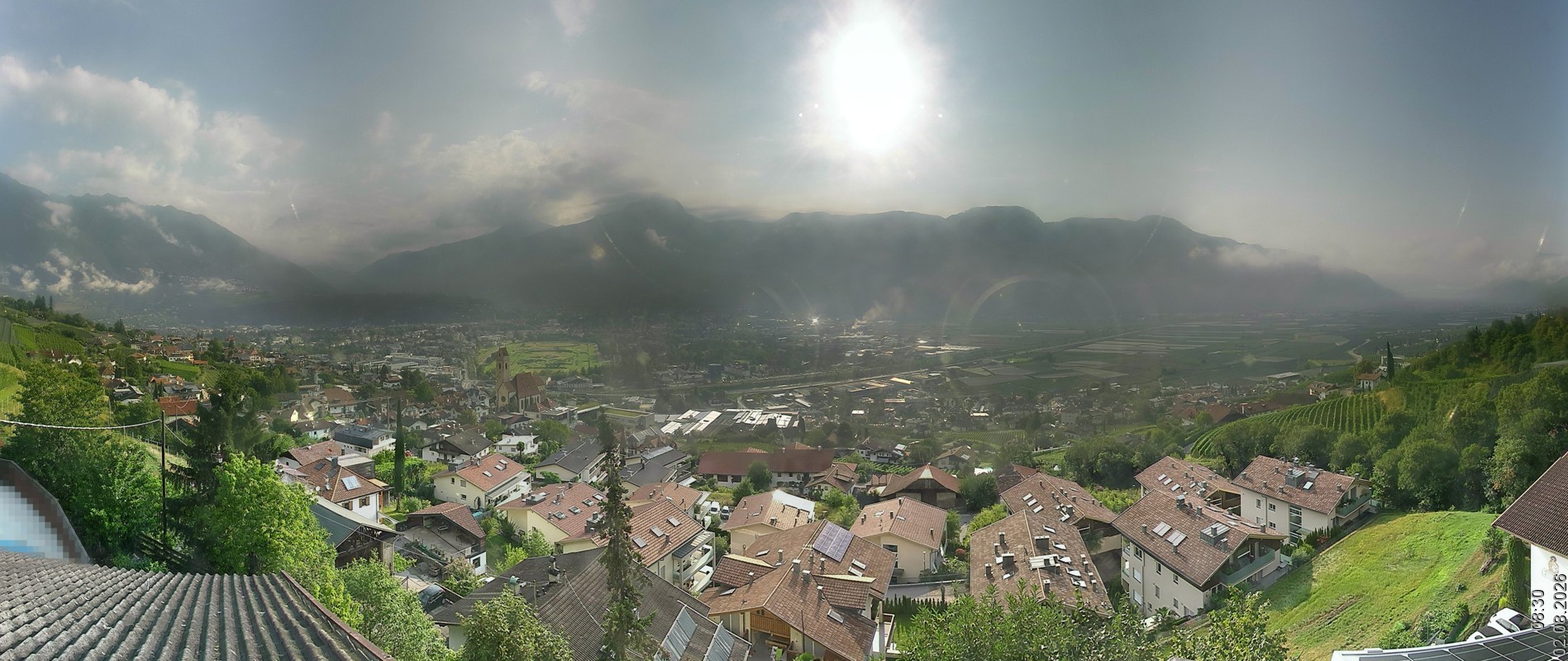 Archiv Foto Webcam Marling - Panorama