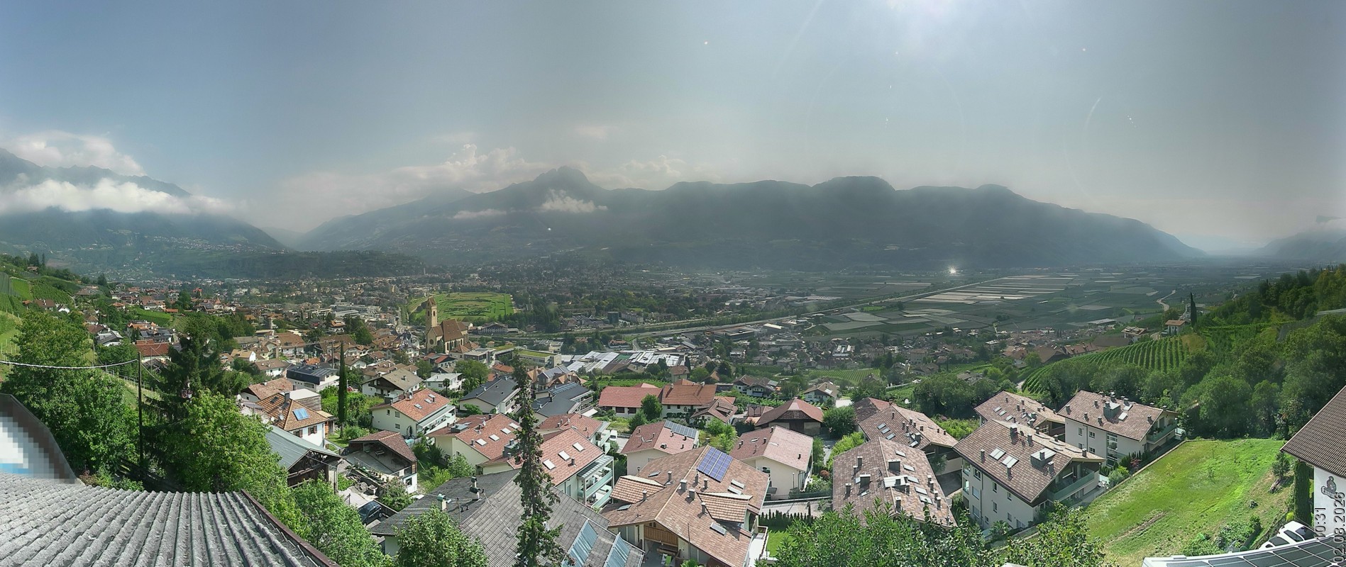 Archiv Foto Webcam Marling - Panorama
