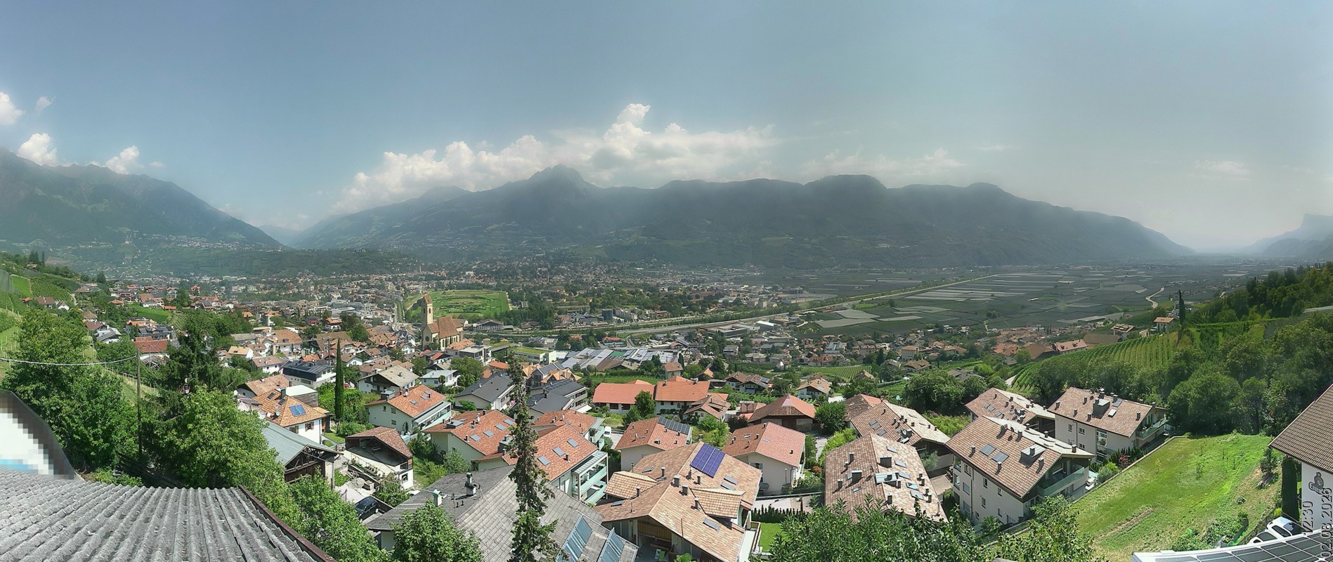 Archiv Foto Webcam Marling - Panorama