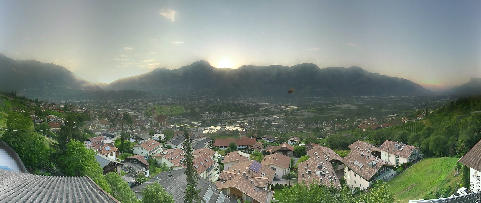 Archiv Foto Webcam Marling - Panorama