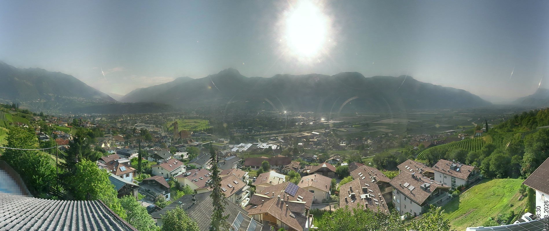 Archiv Foto Webcam Marling - Panorama