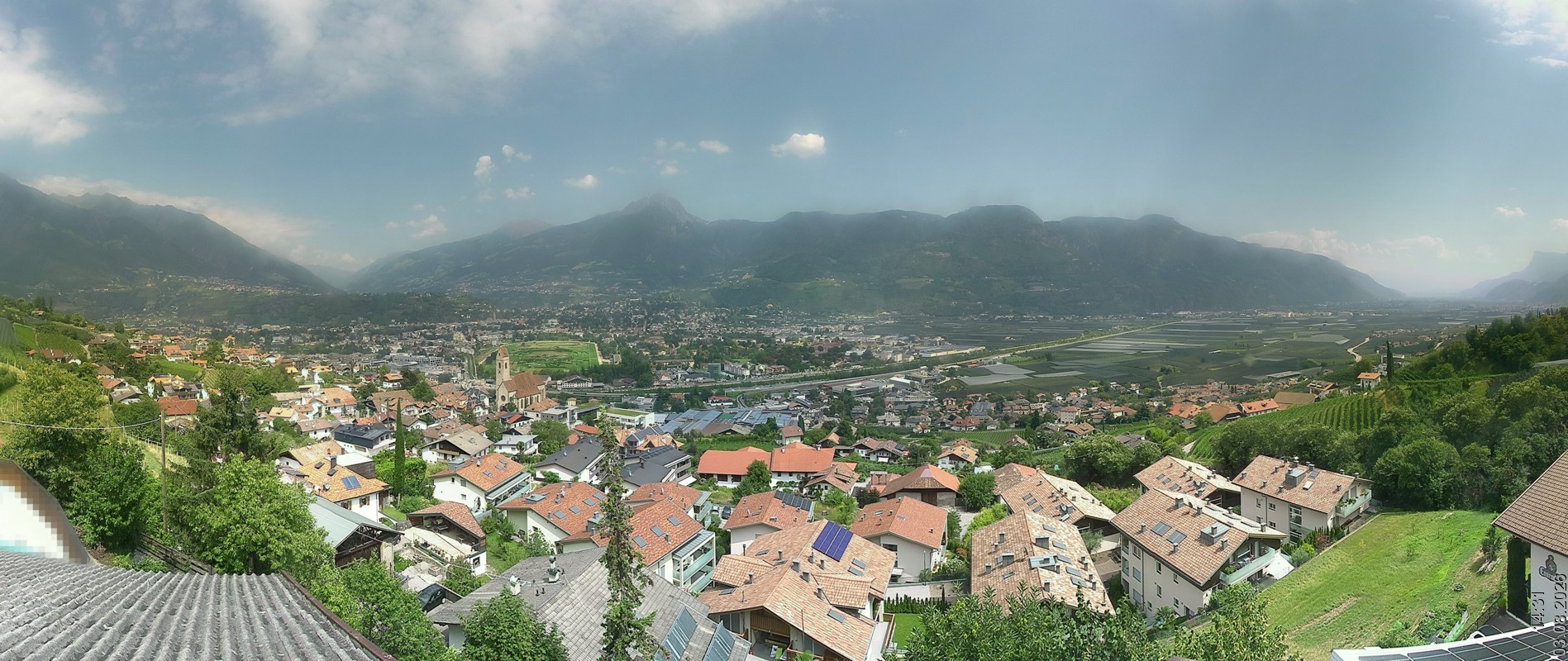Archiv Foto Webcam Marling - Panorama