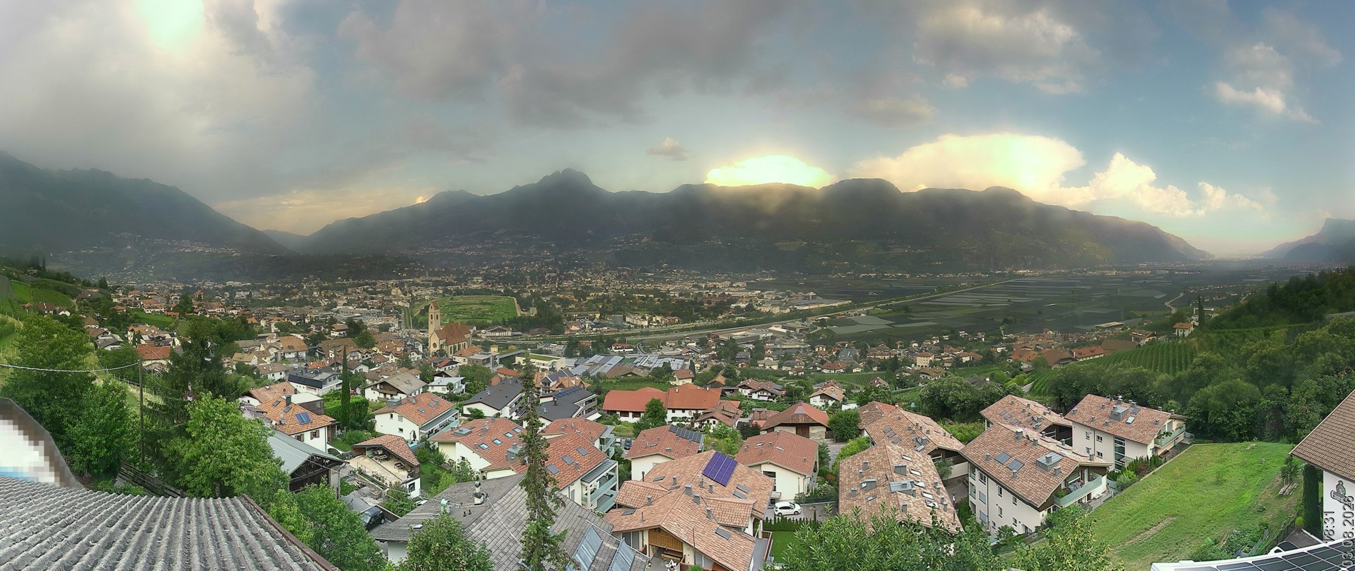 Archiv Foto Webcam Marling - Panorama