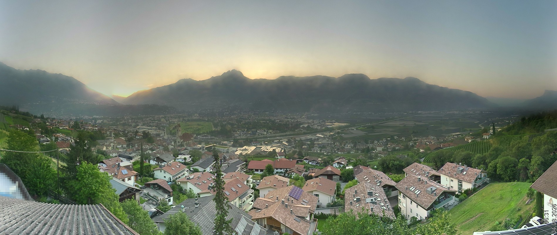 Archiv Foto Webcam Marling - Panorama