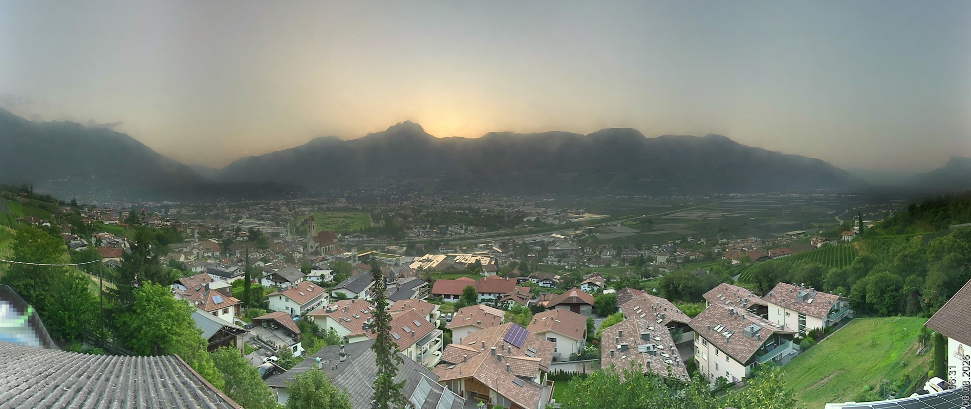 Archiv Foto Webcam Marling - Panorama