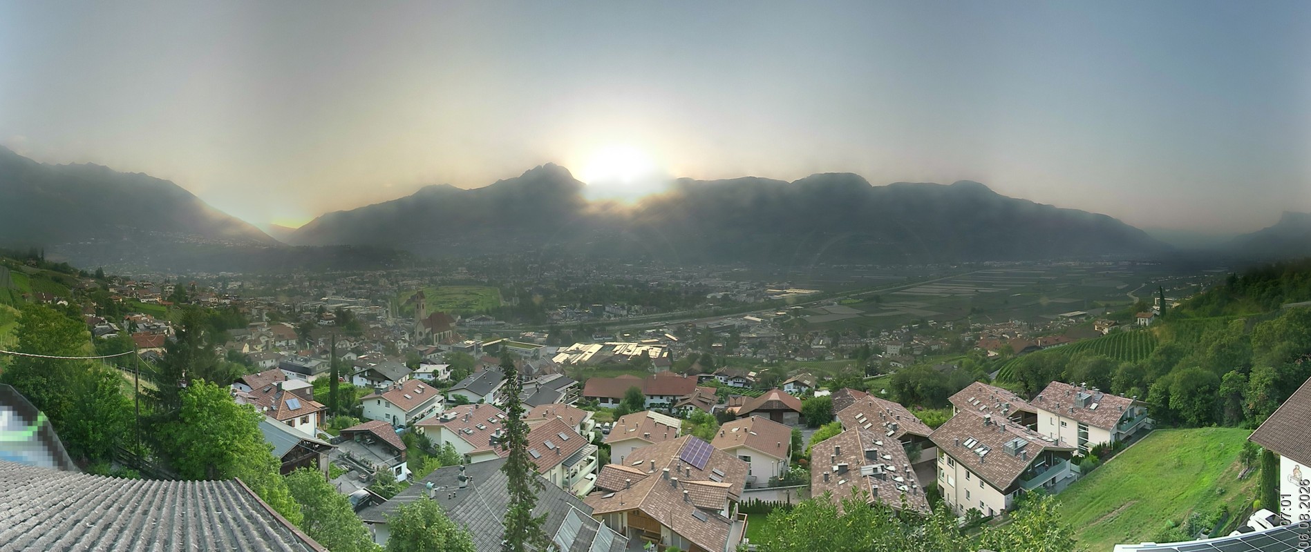 Archiv Foto Webcam Marling - Panorama