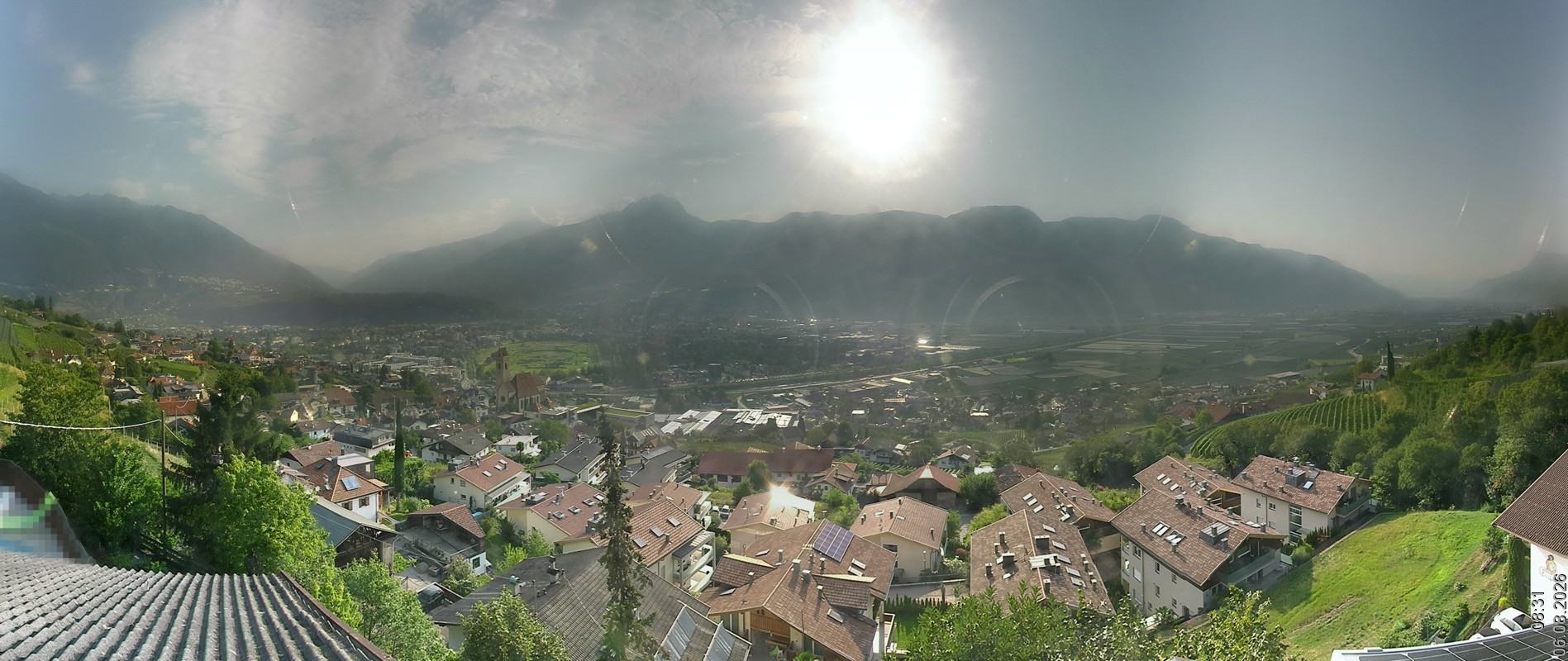 Archiv Foto Webcam Marling - Panorama