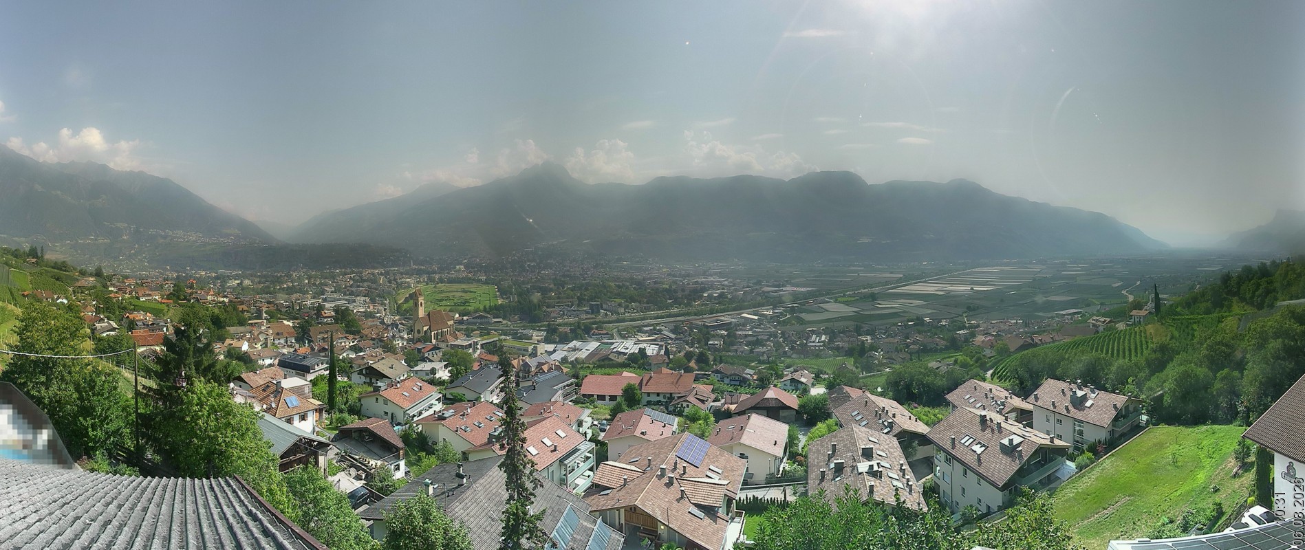 Archiv Foto Webcam Marling - Panorama