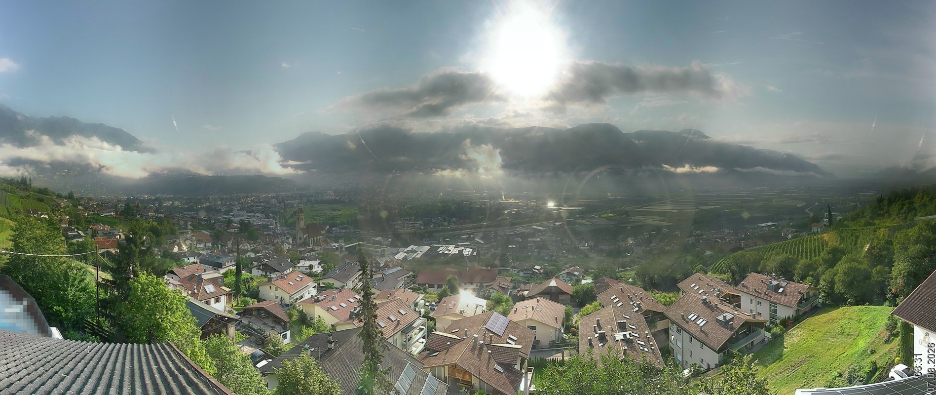 Archiv Foto Webcam Marling - Panorama