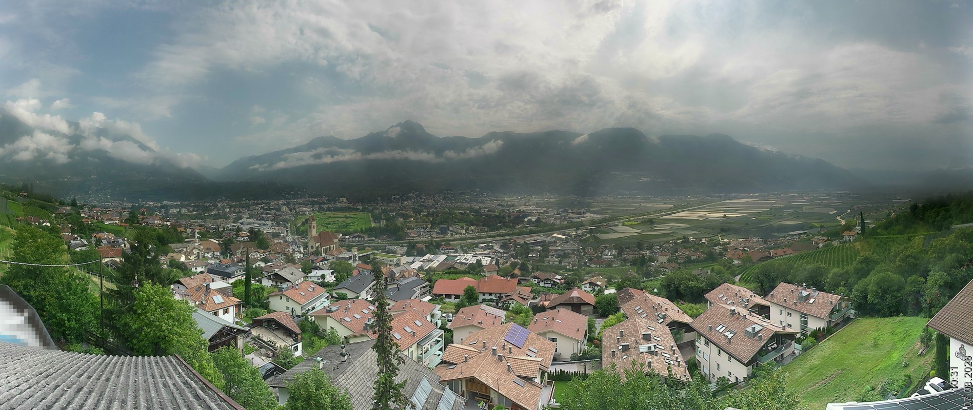 Archiv Foto Webcam Marling - Panorama