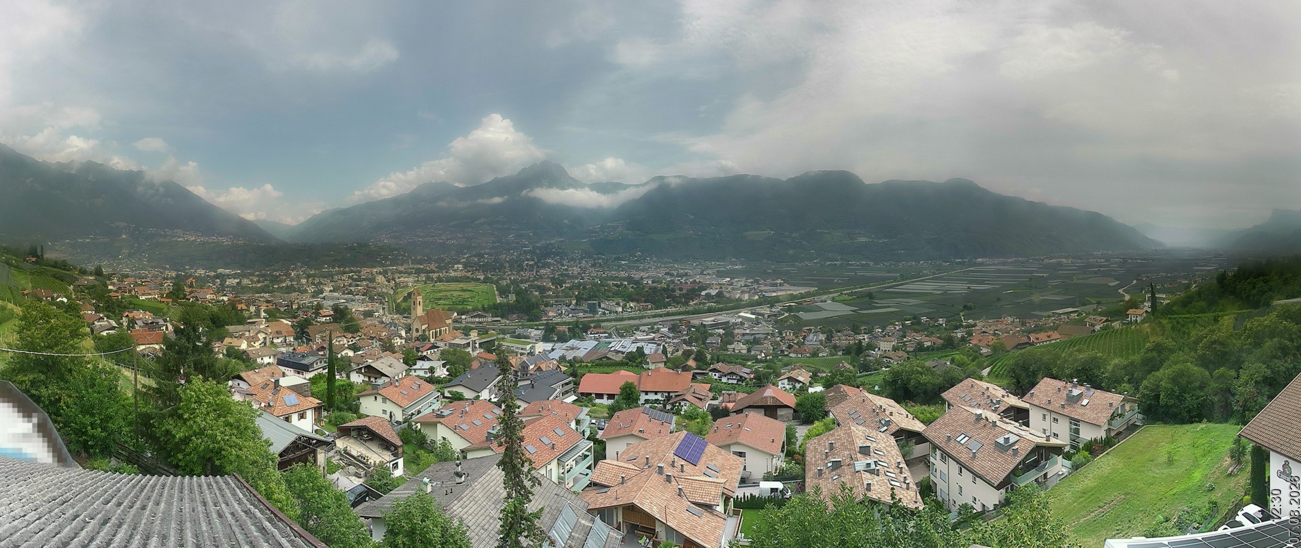 Archiv Foto Webcam Marling - Panorama