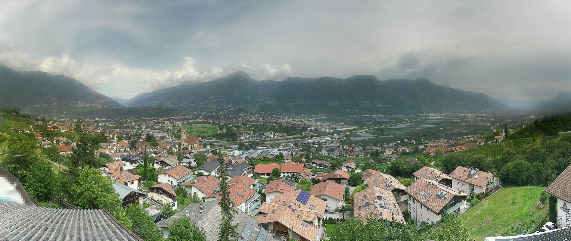 Archiv Foto Webcam Marling - Panorama