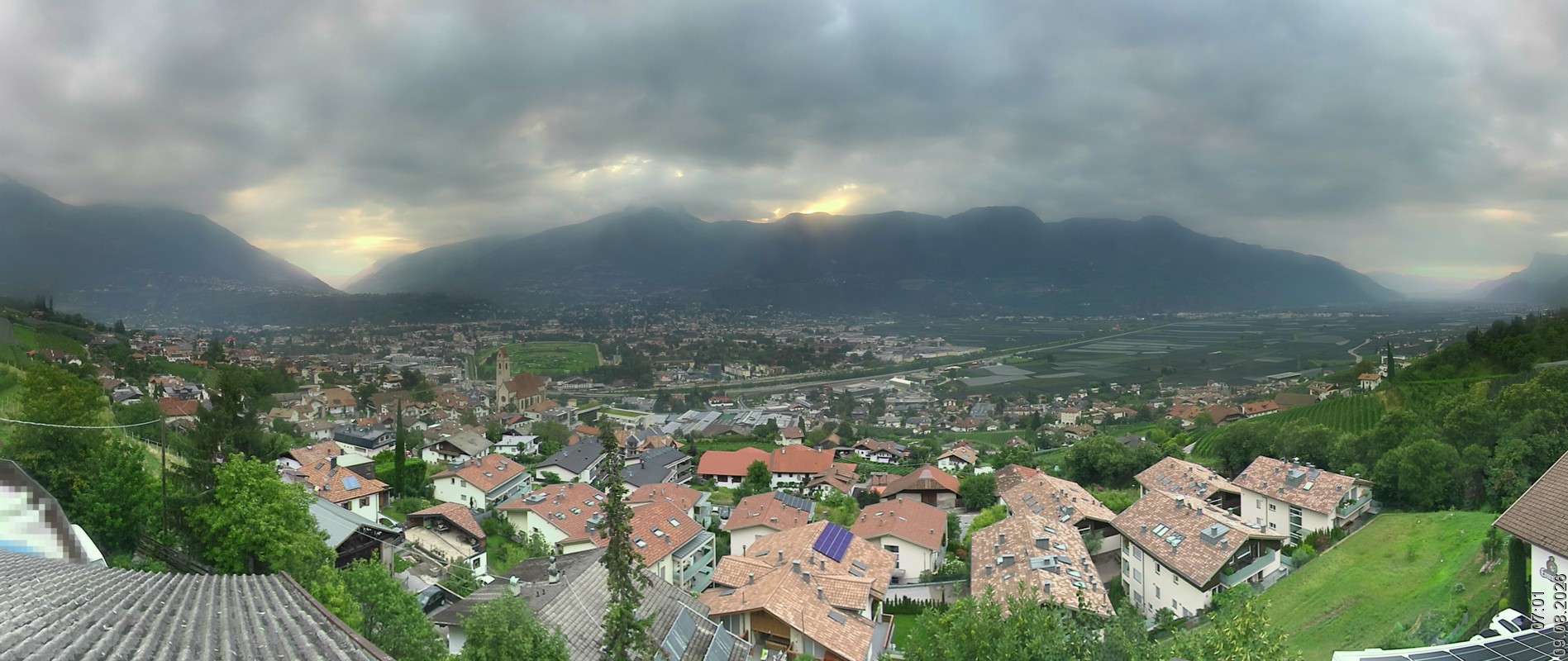Archiv Foto Webcam Marling - Panorama