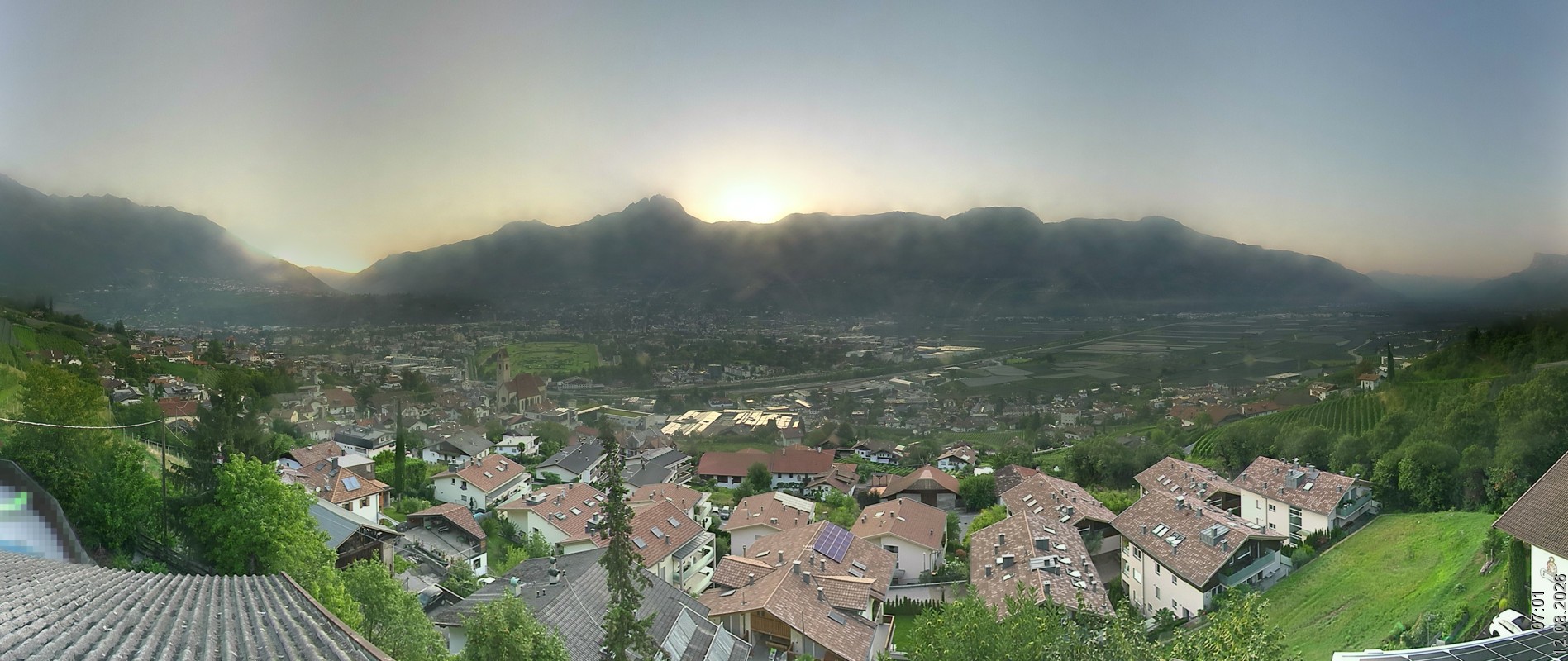 Archiv Foto Webcam Marling - Panorama