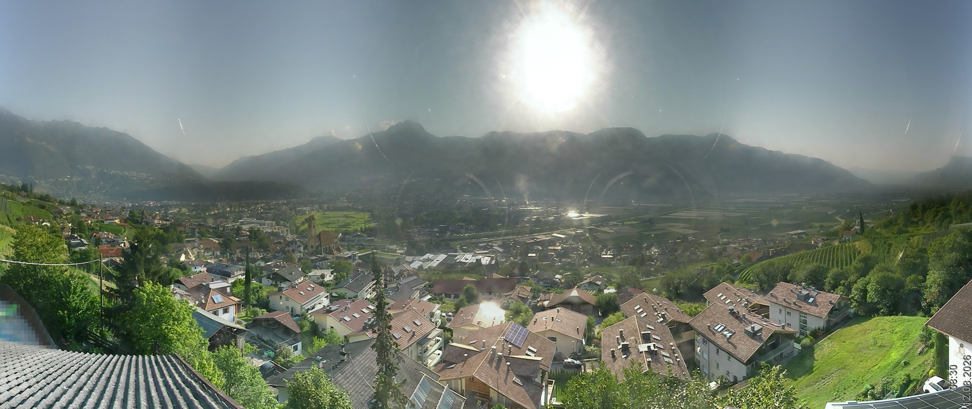 Archiv Foto Webcam Marling - Panorama