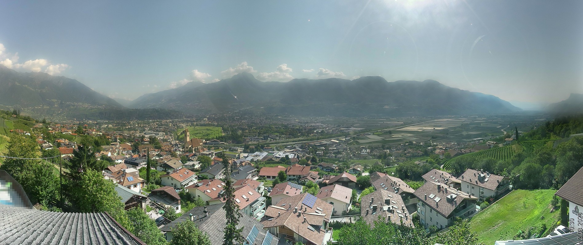 Archiv Foto Webcam Marling - Panorama