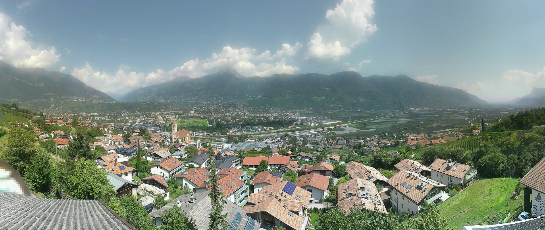 Archiv Foto Webcam Marling - Panorama
