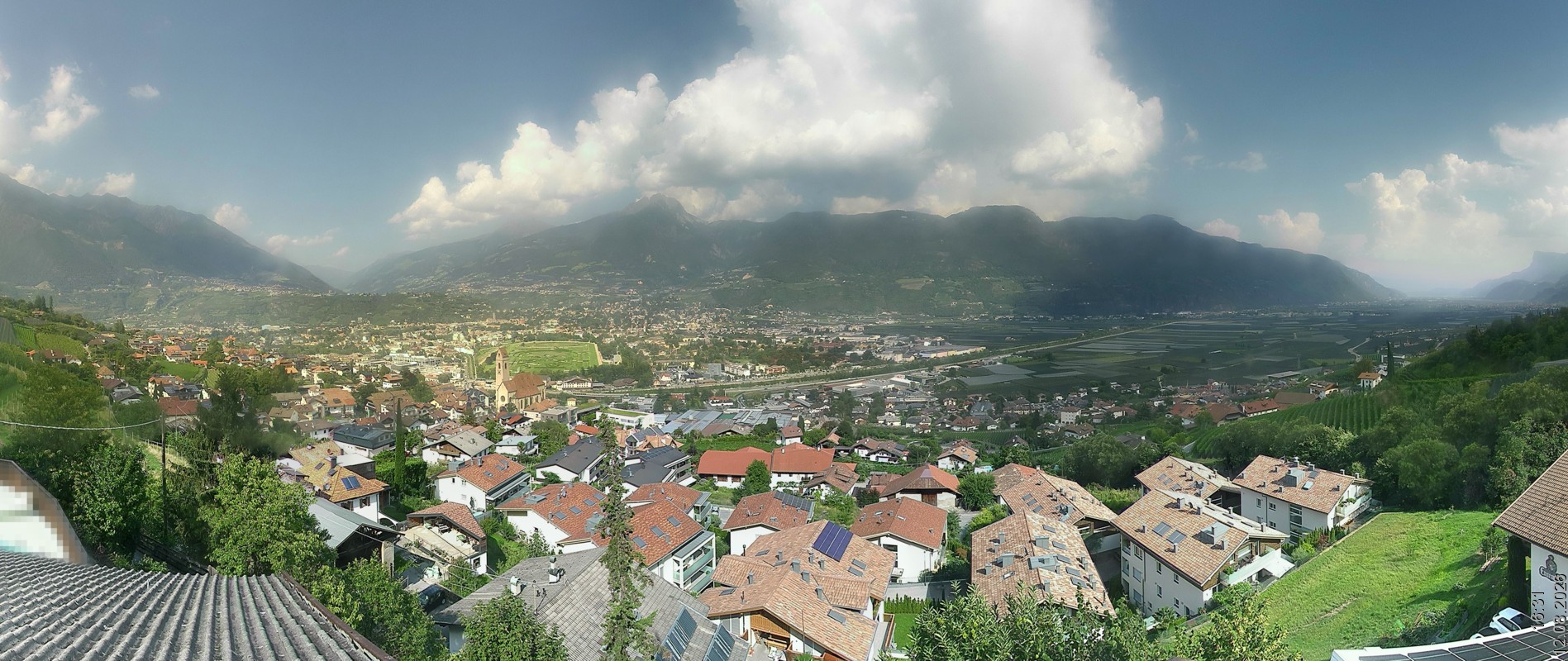 Archiv Foto Webcam Marling - Panorama