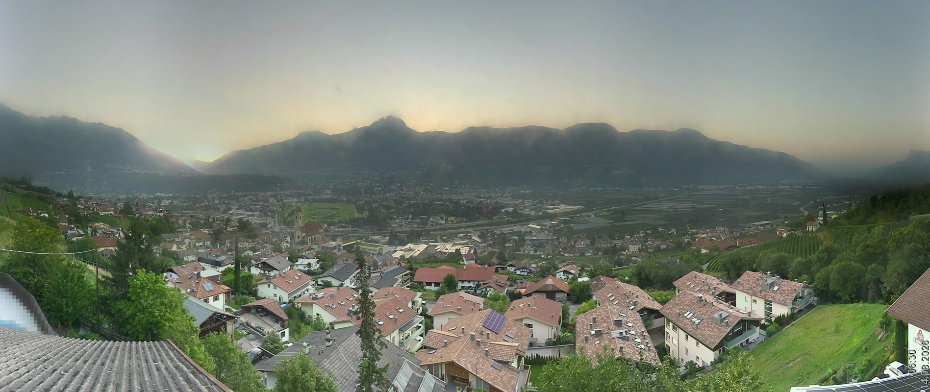 Archiv Foto Webcam Marling - Panorama