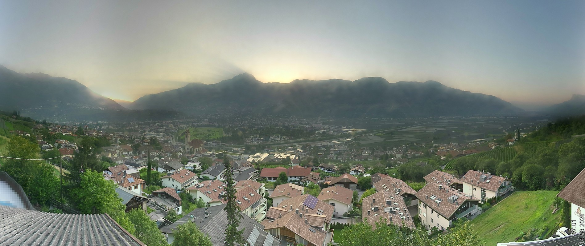 Archiv Foto Webcam Marling - Panorama