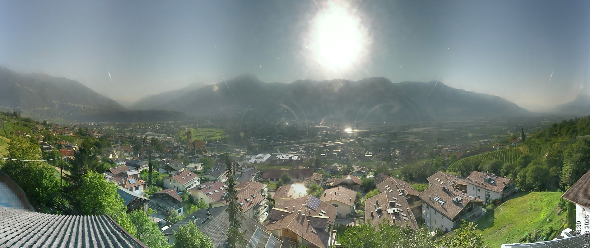 Archiv Foto Webcam Marling - Panorama