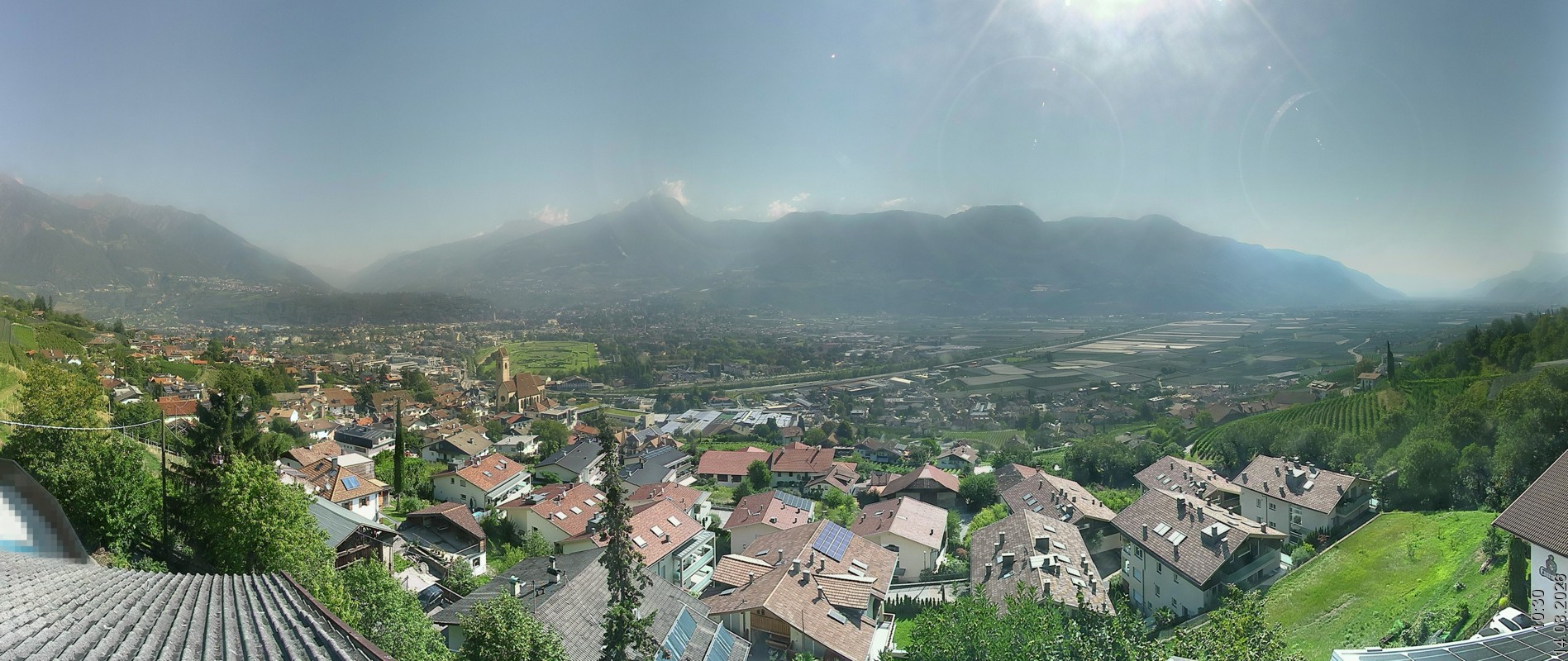 Archiv Foto Webcam Marling - Panorama
