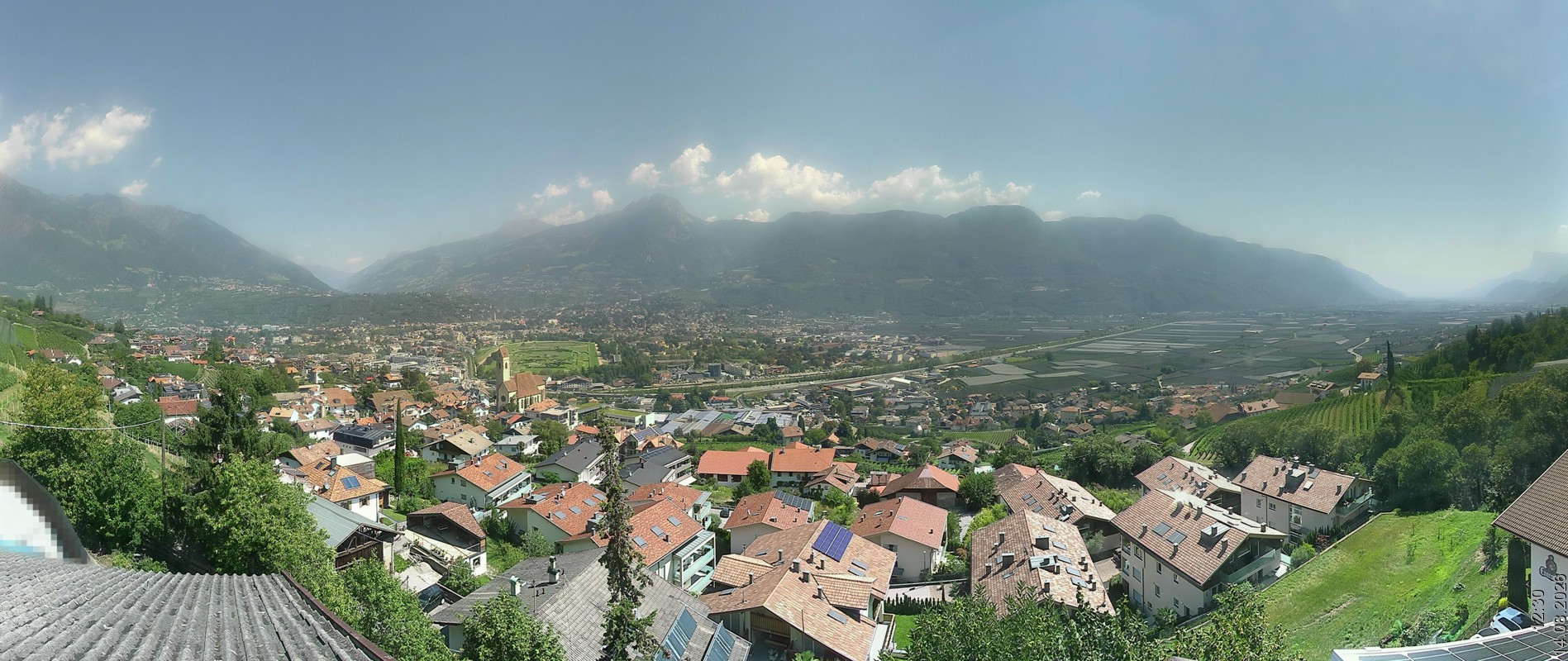 Archiv Foto Webcam Marling - Panorama