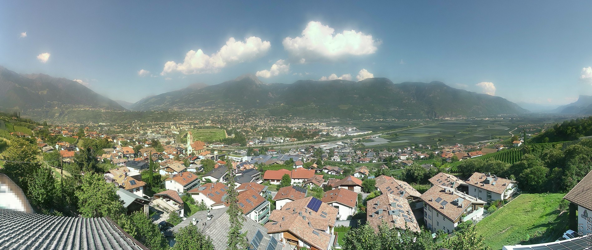 Archiv Foto Webcam Marling - Panorama