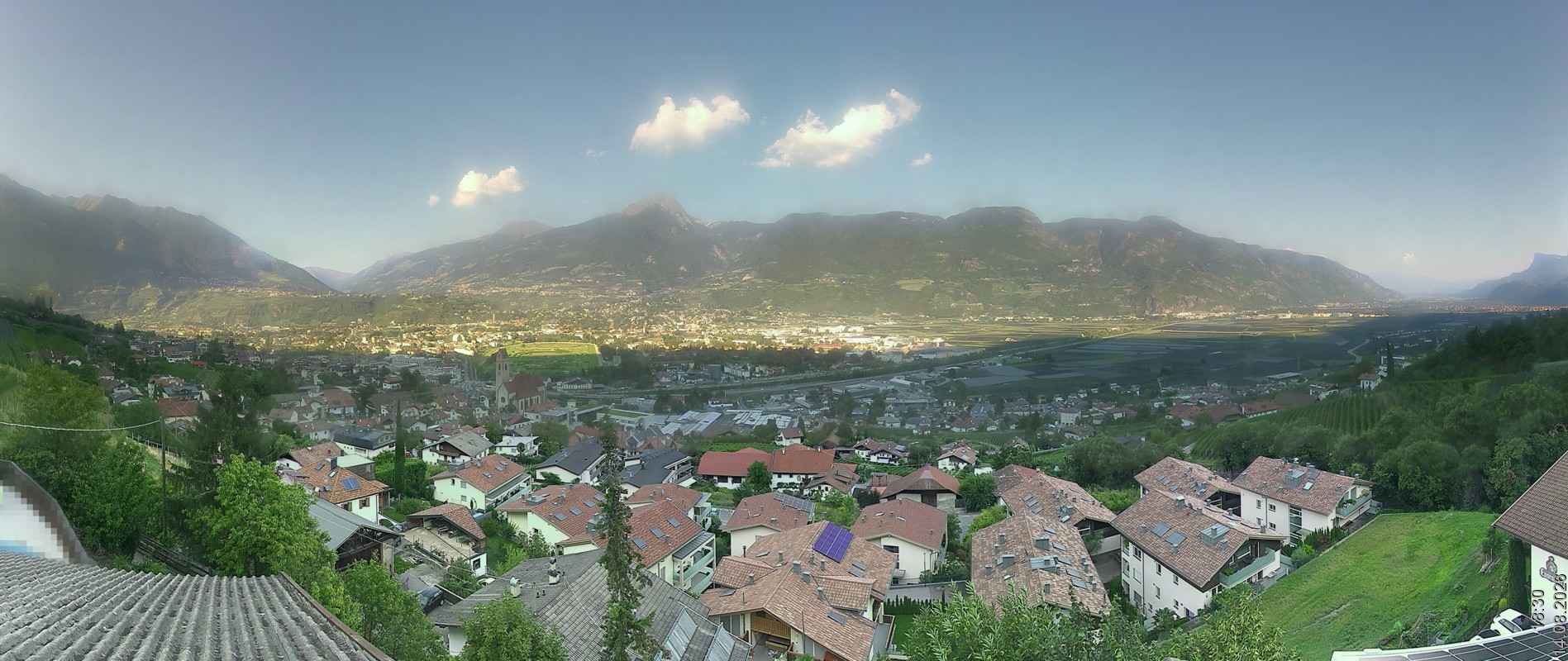 Archiv Foto Webcam Marling - Panorama