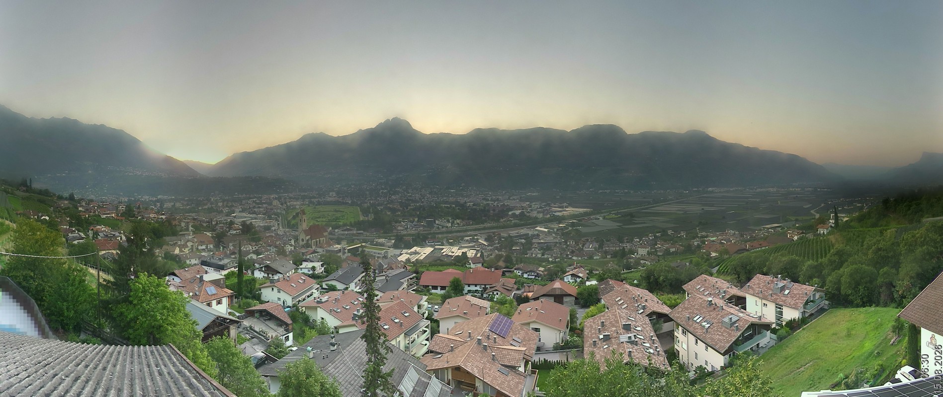 Archiv Foto Webcam Marling - Panorama