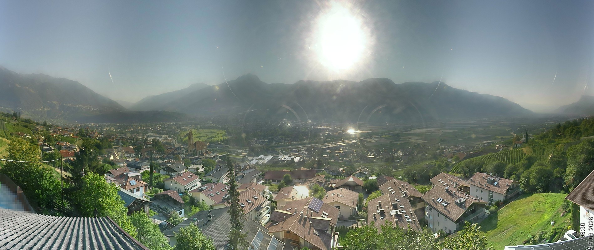 Archiv Foto Webcam Marling - Panorama