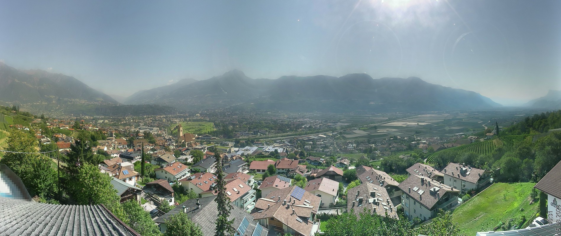 Archiv Foto Webcam Marling - Panorama