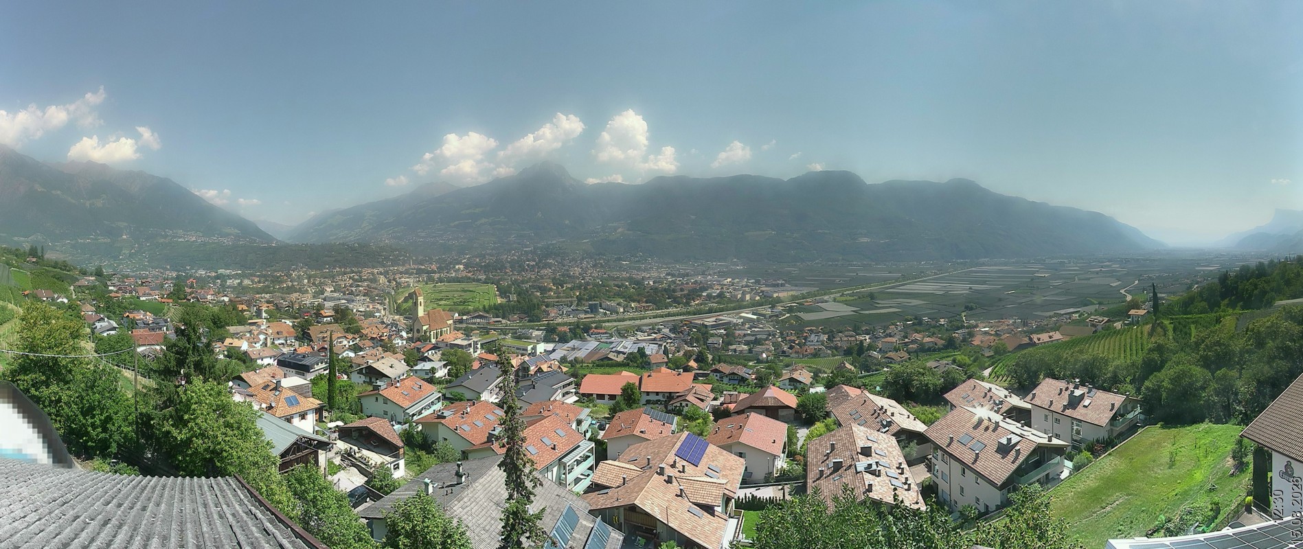 Archiv Foto Webcam Marling - Panorama