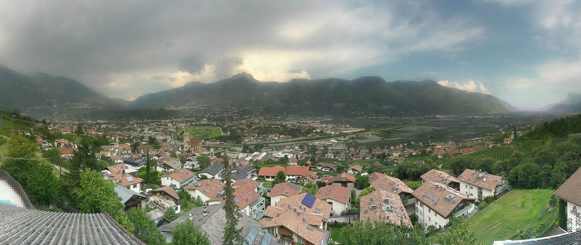Archiv Foto Webcam Marling - Panorama