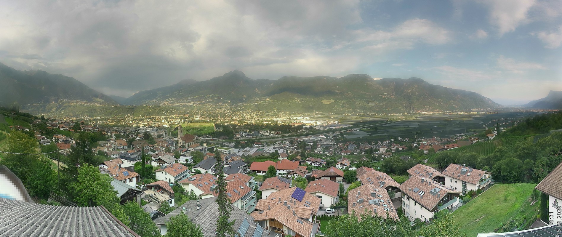 Archiv Foto Webcam Marling - Panorama