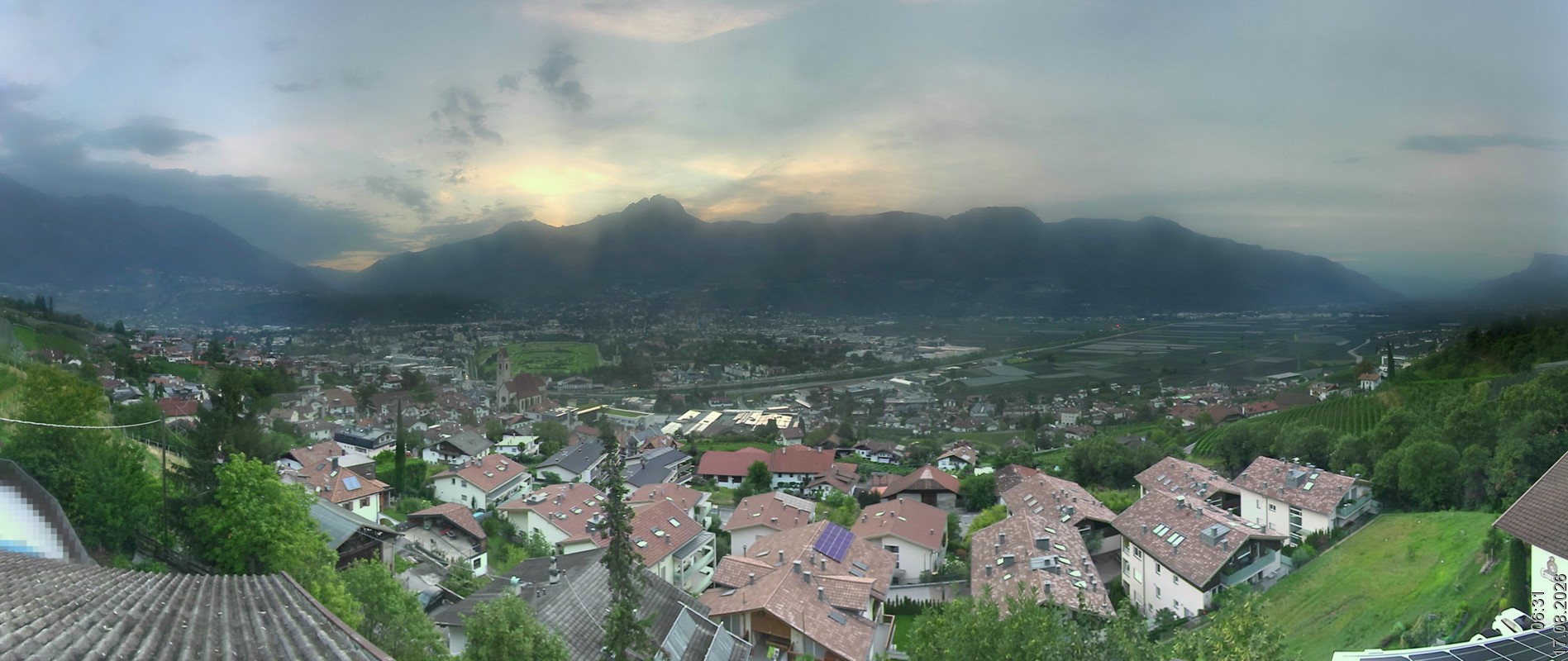 Archiv Foto Webcam Marling - Panorama