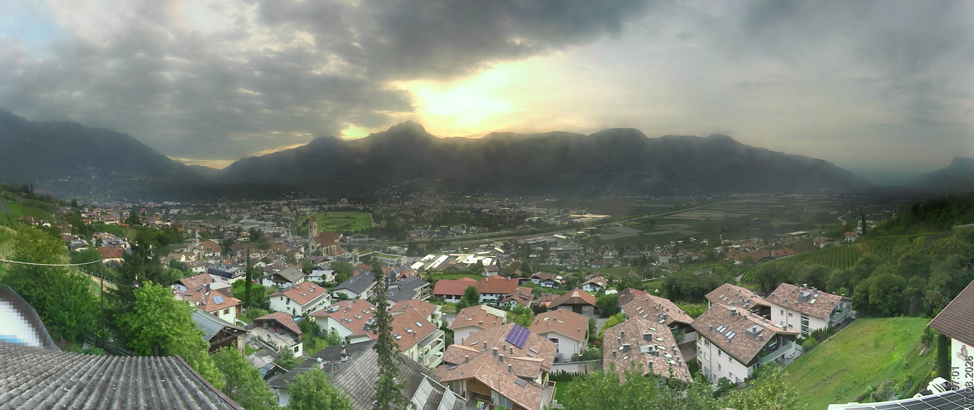 Archiv Foto Webcam Marling - Panorama