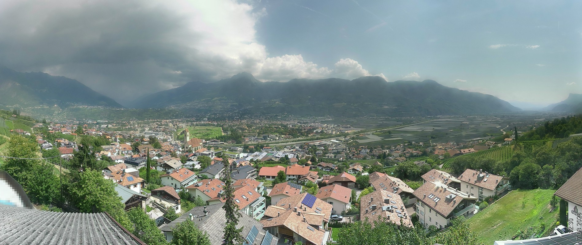 Archiv Foto Webcam Marling - Panorama