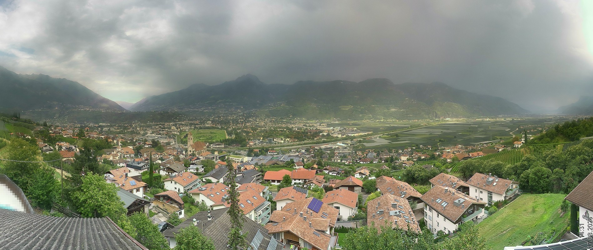 Archiv Foto Webcam Marling - Panorama