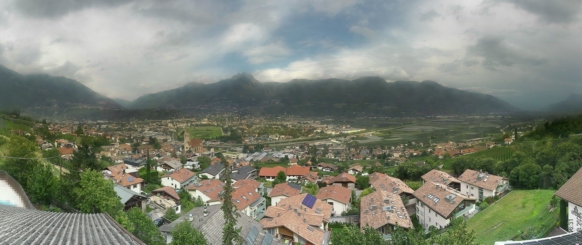 Archiv Foto Webcam Marling - Panorama