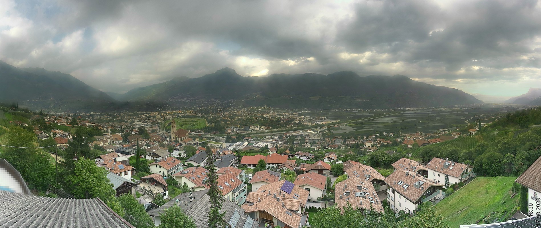 Archiv Foto Webcam Marling - Panorama