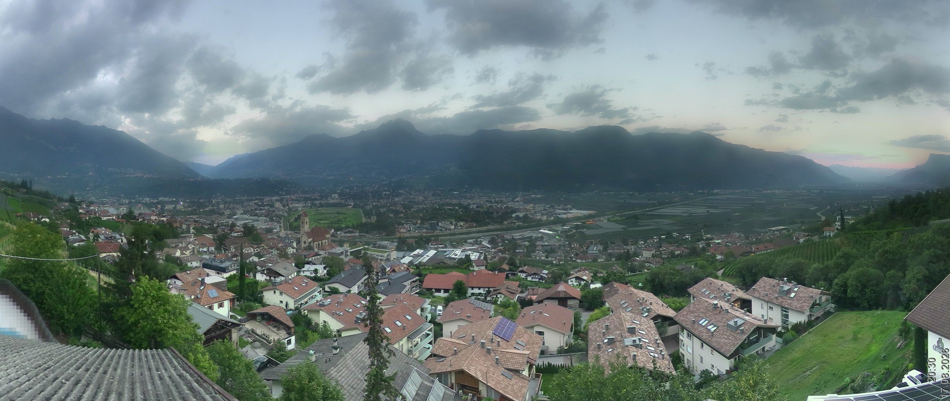 Archiv Foto Webcam Marling - Panorama