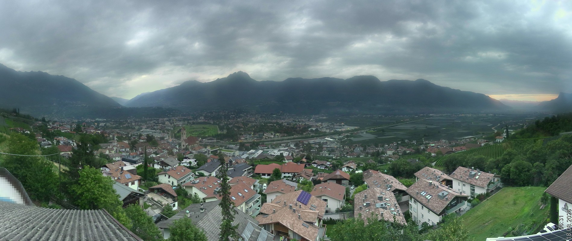 Archiv Foto Webcam Marling - Panorama