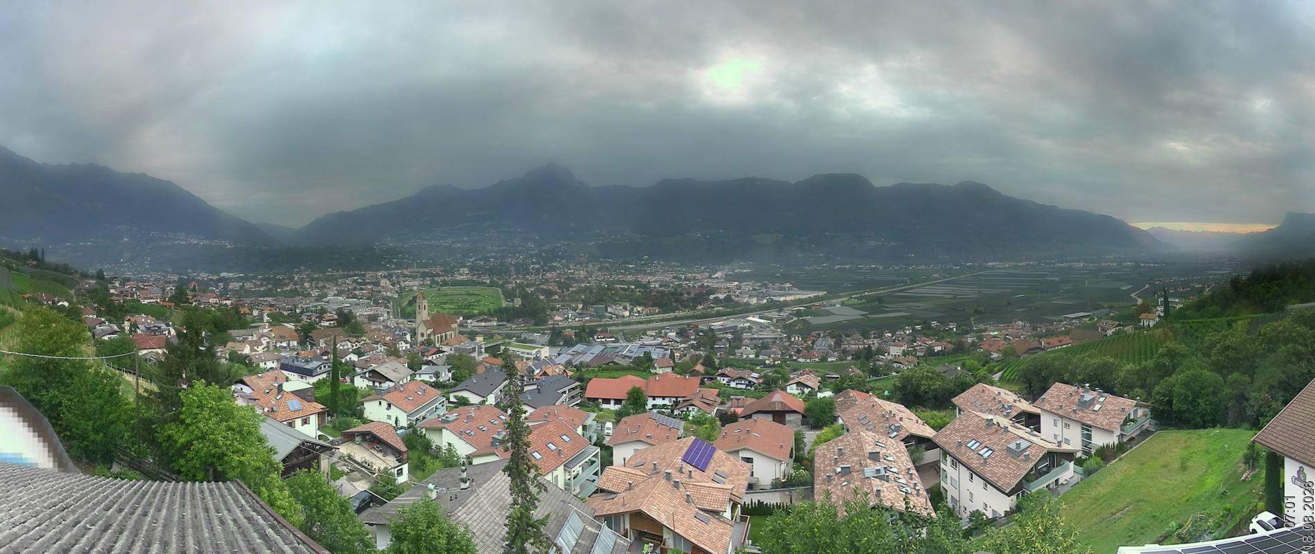 Archiv Foto Webcam Marling - Panorama