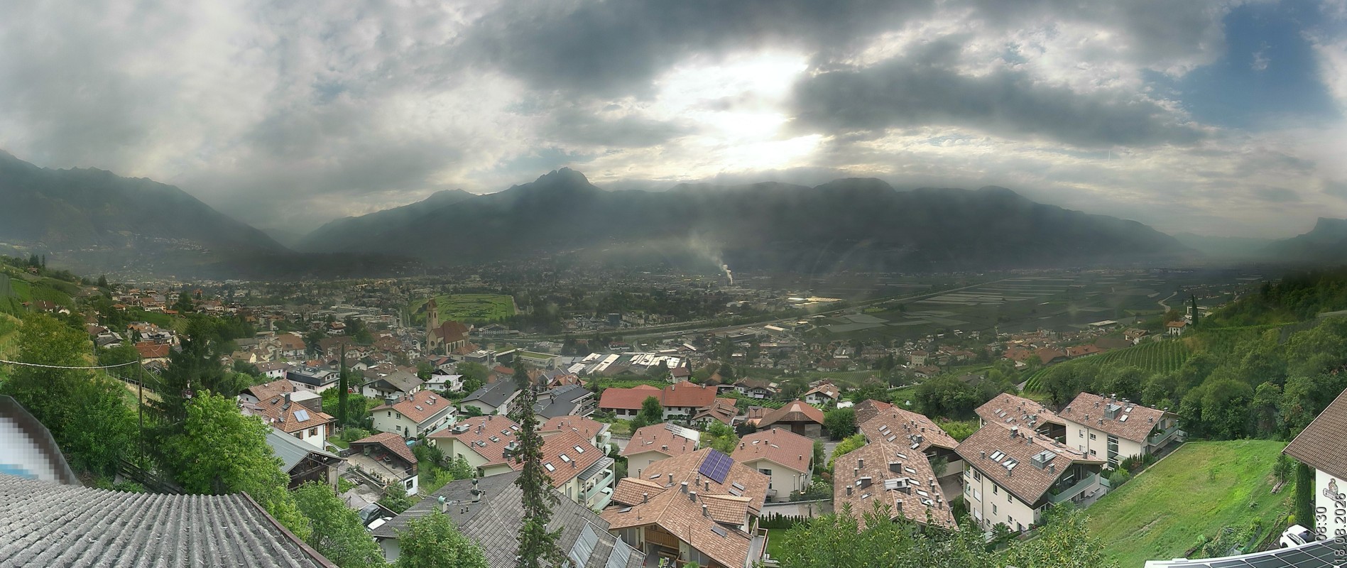 Archiv Foto Webcam Marling - Panorama